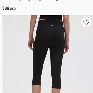 lululemon athletica Black Leggings